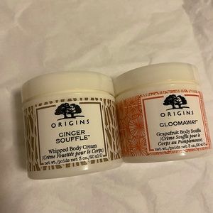 Origins Ginger Souffle Whipped Body Cream & Gloomaway Grapefruit Body Souffle